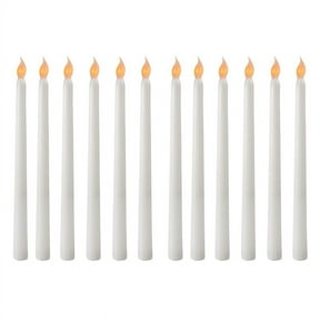 12Pcs LED Taper Candle for Dinner, Flickering Flameless Tapered Battery Operated Table Settings Weddings Parties