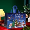 thumbnail image 1 of 12Pcs Large Non-Woven Christmas Gift Bags - Waterproof Holiday Tote Bags (12.99x9.84x6.69in),Foldable & Reusable for Party Favors,Shopping & Secret Santa Gifts, 1 of 5