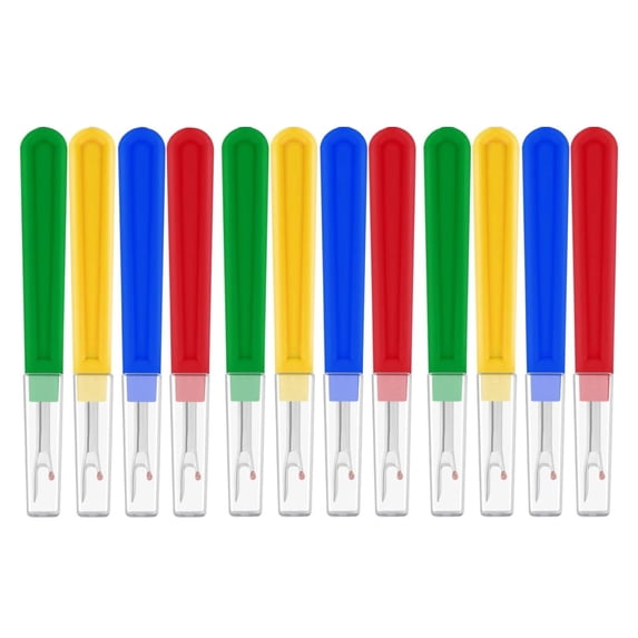 12Pcs Large Size Seam Rippers, Long Handle Stitching Rippers Thread Remover for Sewing Crafting, Removing Thread Tool