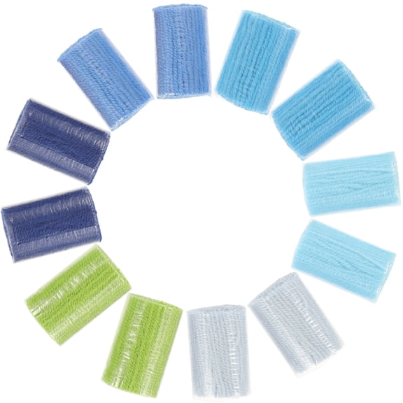 12Pcs Latch Hook Yarn Set for Rug Making, Crochet, Sewing, Knitting and Craft Projects