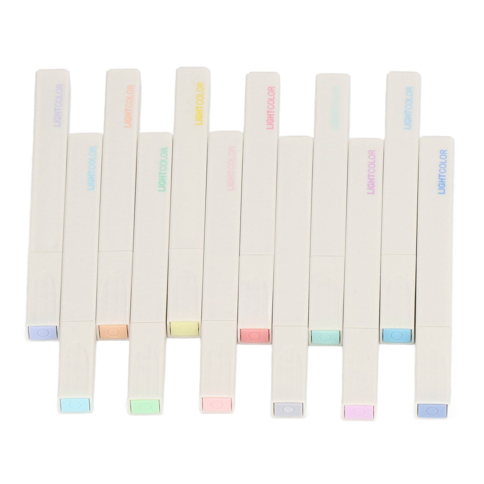 12Pcs Liquid Highlighter Soft Colors Water Based Ink Quick Drying