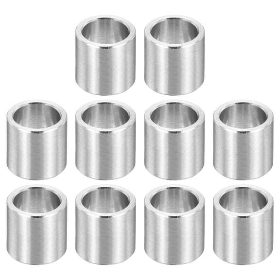 12Pcs M12 Stainless Steel Spacers Metal Spacer 12mm ID x 16mm OD x 16mm L