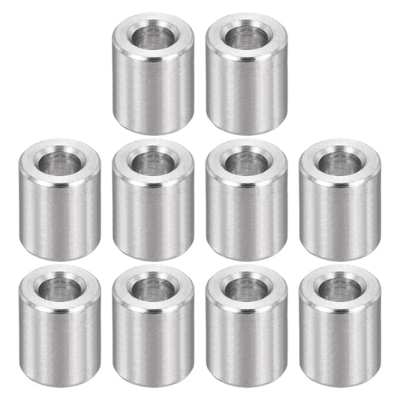 12Pcs M5 Stainless Steel Spacers Metal Spacer 5mm ID x 10mm OD x 11mm L