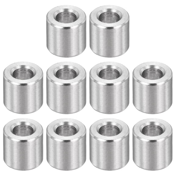 12Pcs M5 Stainless Steel Spacers Metal Spacer 5mm ID x 10mm OD x 9mm L