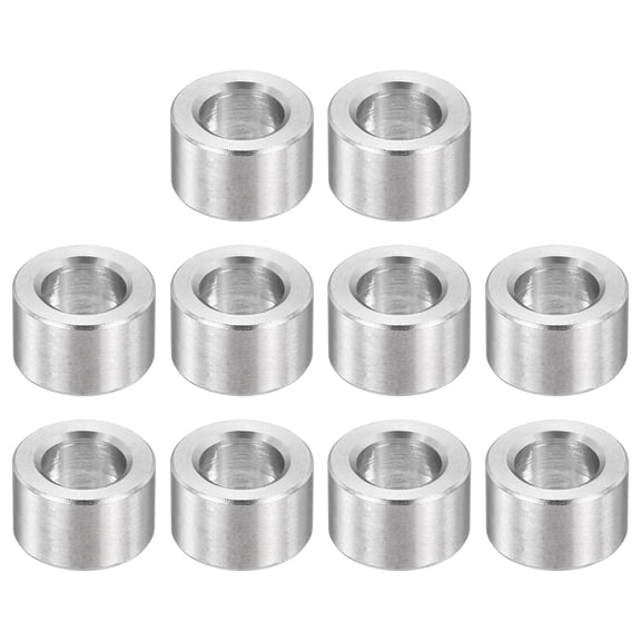 12Pcs M6 Stainless Steel Spacers Metal Spacer 6mm ID x 10mm OD x 6mm L