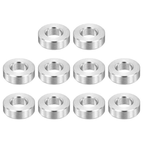 12Pcs M6 Stainless Steel Spacers Metal Spacer 6mm ID x 12mm OD x 4mm L