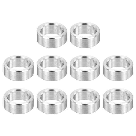12Pcs M7 Stainless Steel Spacers Metal Spacer 7mm ID x 10mm OD x 4mm L