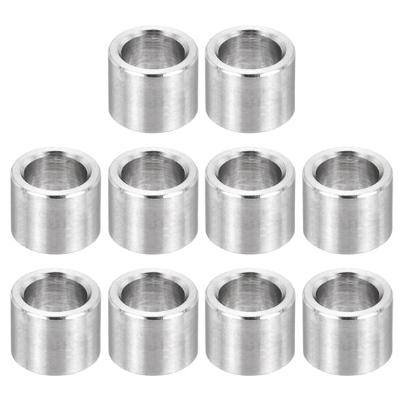 12Pcs M7 Stainless Steel Spacers Metal Spacer 7mm ID x 10mm OD x 8mm L