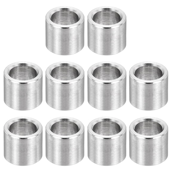12Pcs M7 Stainless Steel Spacers Metal Spacer 7mm ID x 10mm OD x 9mm L