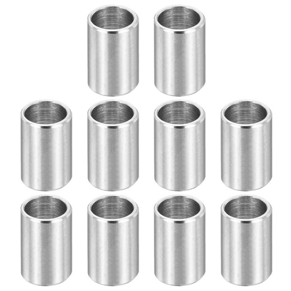 12Pcs M8 Stainless Steel Spacers Metal Spacer 8mm ID x 10mm OD x 15mm L
