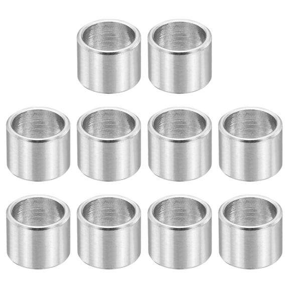 12Pcs M8 Stainless Steel Spacers Metal Spacer 8mm ID x 10mm OD x 8mm L