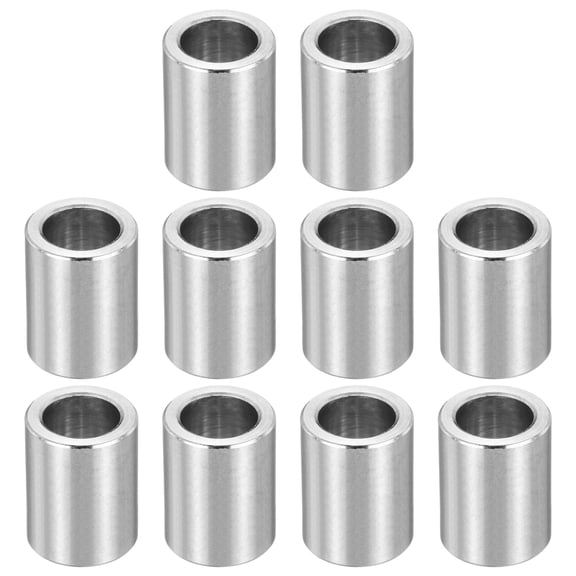 12Pcs M8 Stainless Steel Spacers Metal Spacer 8mm ID x 12mm OD x 15mm L