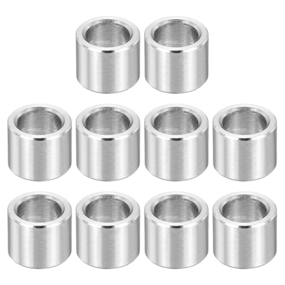 12Pcs M8 Stainless Steel Spacers Metal Spacer 8mm ID x 12mm OD x 9mm L