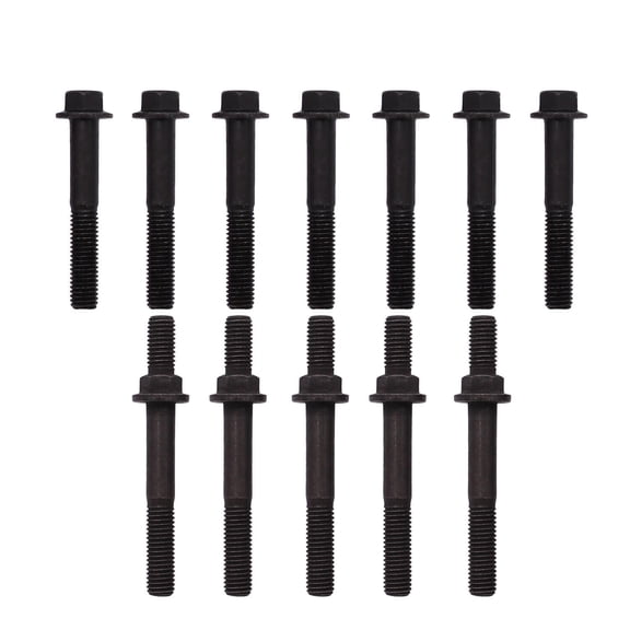 12Pcs Manifold Tube Bolts Studs Fit for Dodge Ram 5.9L 6.7L Cummins 2003-2019
