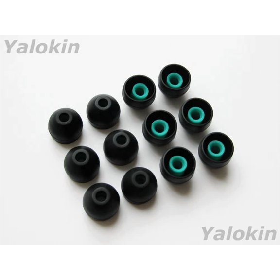 BUTTERFLY- 12Pcs Medium Hybrid Replacement Set Eartips Earbuds For Sony Xba, Mdr, Dr Series
