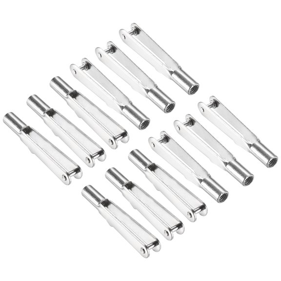 12Pcs Metal Clevis Quick Link M3 Thread Steel Clevis Self Locking Clip Fixing Wing  3mm x 30mm