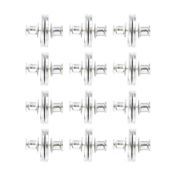 12Pcs Metal Magnetic Jean Button Curtain Button Detachable DIY for Pants Trouser , 17mm