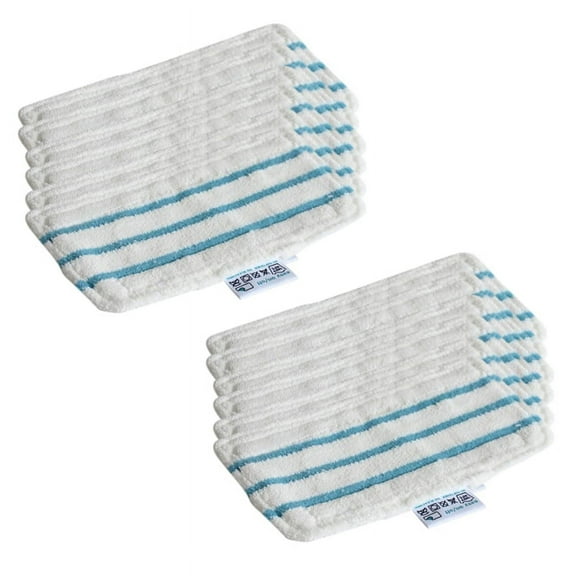 12Pcs Mop Pads for Black & Decker Steam Mop FSM1610 FSM1630 Washable and Reusable Replacement Mopping Cloth