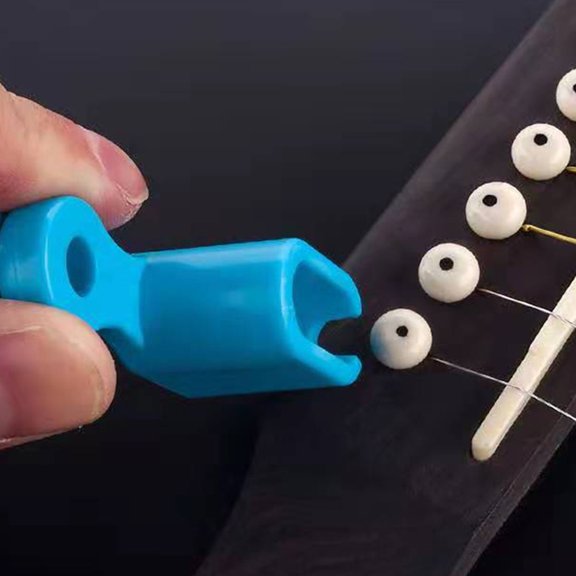 12Pcs Multi Functional Plastic Guitar Peg Winder Assorted Color Guitar String Winder for Stringed Instruments