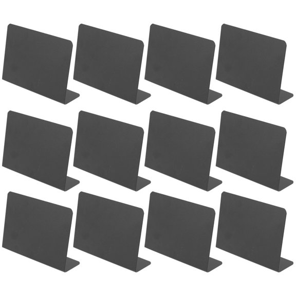 12Pcs Multifunctional Blackboards with PVC Material for Display and Message Writing