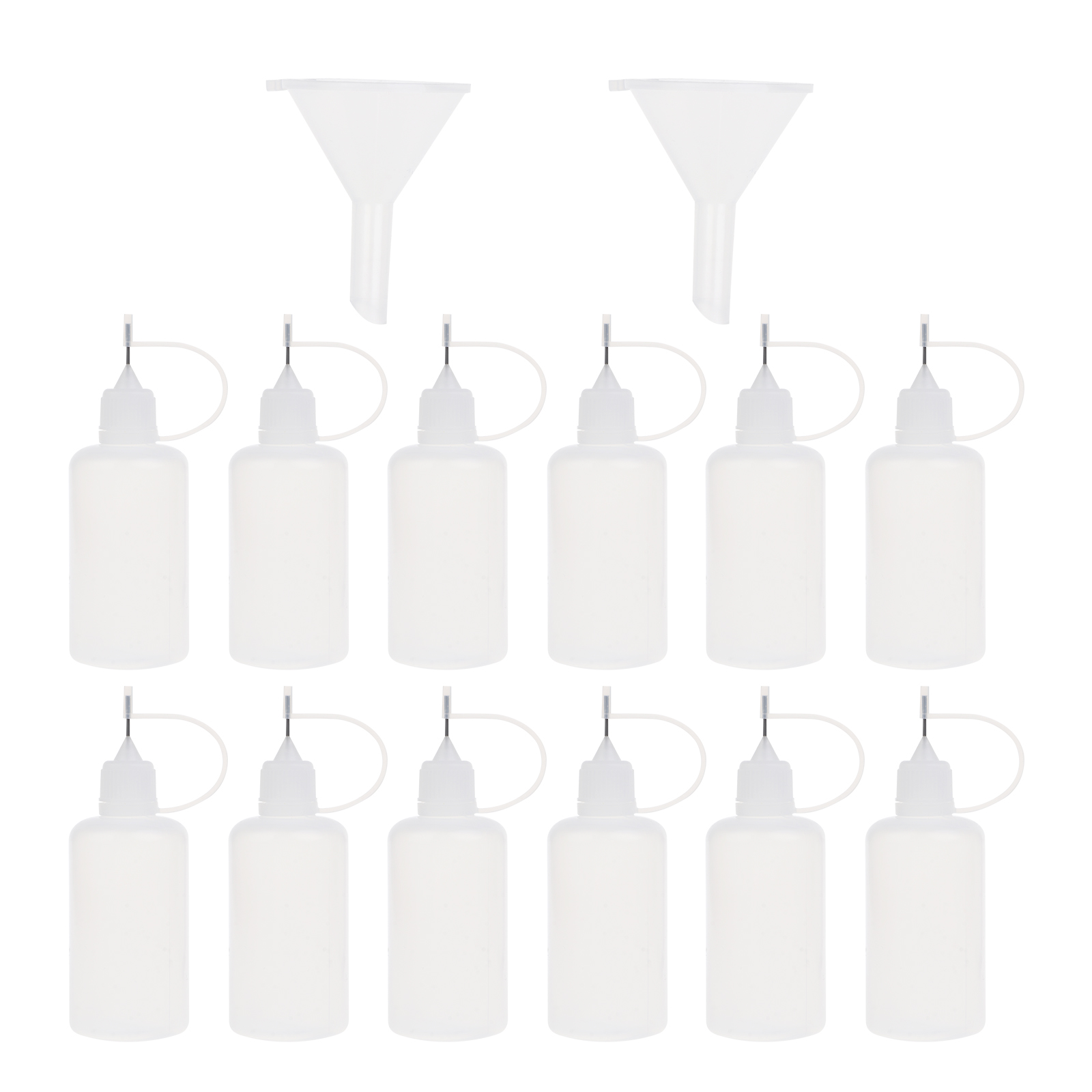 12Pcs Needle Tip Applicator Bottle, Fine Tip Applicator Bottle for Quilling Craft, Acrylic Painting