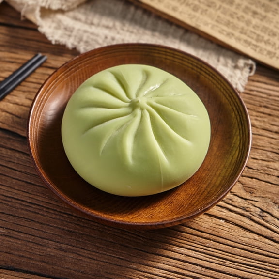 12Pcs New Simulated Steamed Bun Super Soft, Mystery Decompression Slime Toys,Stress Relief for Everyone Anxiety Relief,3.9 Inch