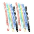 thumbnail image 1 of 12Pcs Notebook Spiral Binding Coils Colored Binder Rings Loose Leaf Binder Circles Plastic Binding Coils, 1 of 10