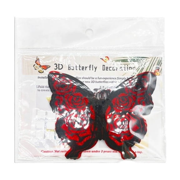 12Pcs Of 3D Wall Stickers With Shimmering Golden Butterfly Decorations Pjd4012Zc Smile Home