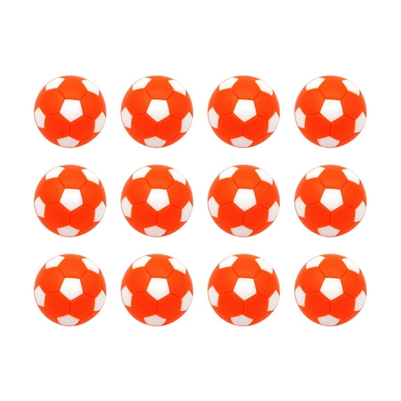 12Pcs Official Table Soccer Balls 28mm Foosballs Table Balls for Home Recreation Room Foosball Table Game Accessories