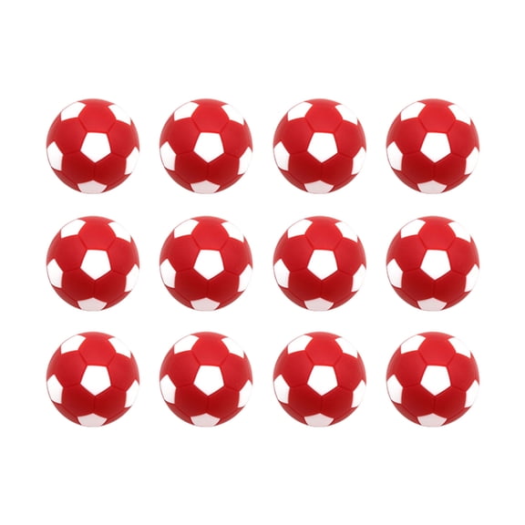 12Pcs Official Tabletop Game Balls 28mm Table Soccer Foosballs Replacement Balls Small Table Footballs Balls Accessory