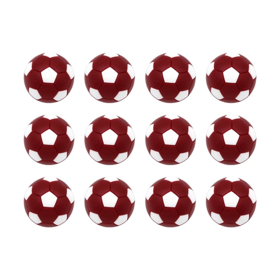 12Pcs Official Tabletop Game Balls 28mm Table Soccer Foosballs Replacement Balls Small Table Footballs Balls Accessory
