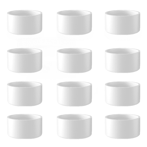 12Pcs PVC Pipe End Cap Fitting, 1-1/2inch PVC Pipe Plug Socket Fittings Furniture Grade PVC Fitting Connector for Build PVC Furniture DIY Garden Shelf
