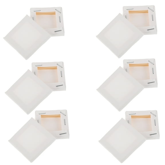 12Pcs Painting Canvas Water Color Painting Board Stretched Canvas Frames