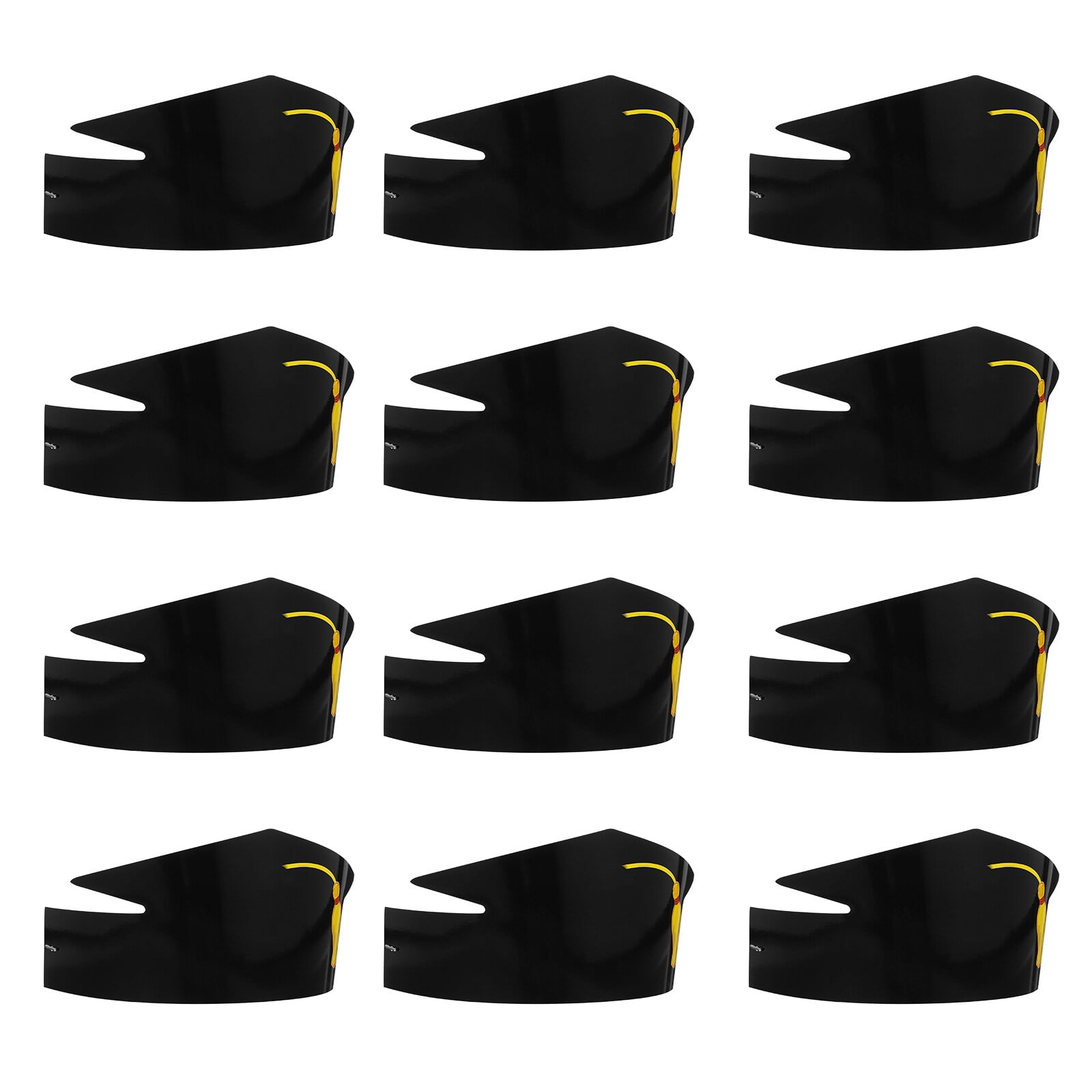 12Pcs Paper Graduation Caps DIY Graduation Hats Materials Party Favors