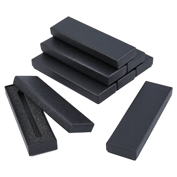 12Pcs Paper Pen Box with Sponge Gift Packaging Boxes for Pen Rectangle ...