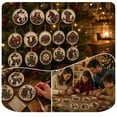 thumbnail image 1 of 12Pcs Pearl Diamond Art Painting Kit,DIY Christmas Ornament Diamond Art Kit for Adults,with Twine for Christmas Tree & Window Hanging Decorations(C), 1 of 7