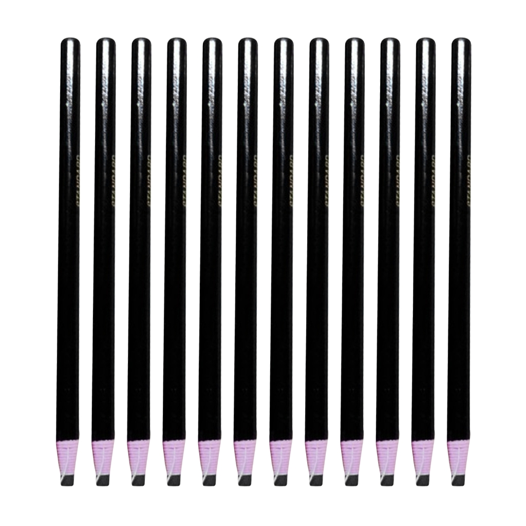 12Pcs Peel off China Markers Grease Pencils for Mechanical Wax Pencil Marking