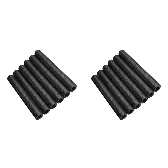 12Pcs Pipe Insulation Foam Tube -Foam Covers -Soft Tubing Wrap Spiral Basement Pole Cover Protector