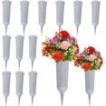 thumbnail image 1 of 12Pcs Plastic Cemetery Vases with Spikes Memorial Flower Vase Cemetery Decorations for Grave Decorations for Cemetery Vases for Flowers Plastic Vases for Flowers Cemetery Flowers for Grave Vase, 1 of 7