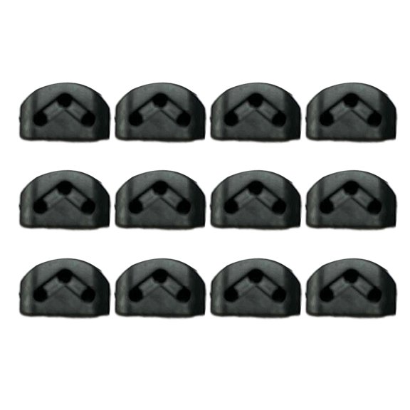 12Pcs Plastic Guitar String Ties Bridge Beads, 3 Hole Guitar String Bridge Beads String Fasteners for Classical Guitars