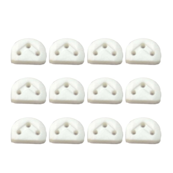 12Pcs/set Classical Guitar String Retainer String Guide String Buckle Triple-Cornered Chord Tie For Guitar Accessories