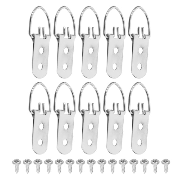 Alasum 12Pcs Heavy Duty Picture Frame Hanging Hardware with Screws for Sturdy Wall Mounting