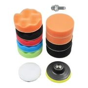 12Pcs Polishing Pads Polisher ,Auto Pads ,Reusable Cutting Polishing Pad for Waxing Automotive Detailing Polishing Compounding 3inch