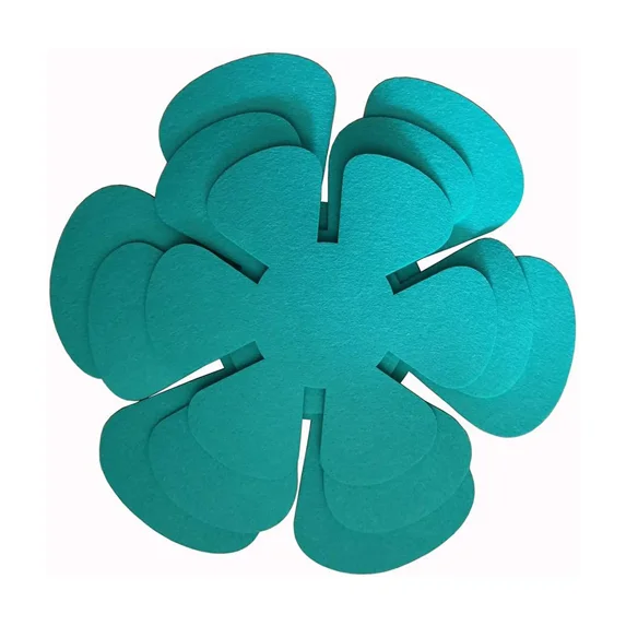 12Pcs Pot and Pan Protectors, Felt Pan Protector Pads, Cyan Pot Separators Protectors for Stacking and Protecting Your Cookware