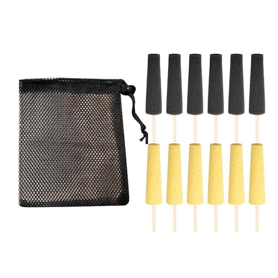 12Pcs Pottery Sponge Stick Ceramic Clay Shaping Tool Pottery Trimming Tool