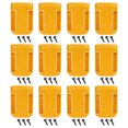 12Pcs Power Battery Mount Hanger Shelf Storage Stand Holders Set For
