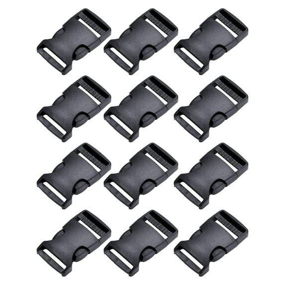 12Pcs Professional Belt Buckles Multi-function Plastic Buckles Convenient Backpack Buckles