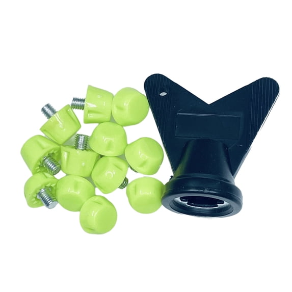 12Pcs Professional Football Shoe Studs for 5MM Threaded Football Soccer Shoes 10mm/7mm Football Shoe Replacement Spikes