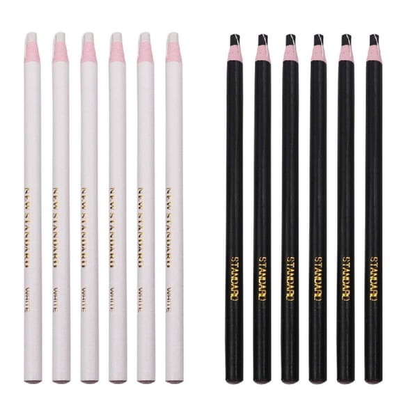 12Pcs Pull String Crayon Water-Soluble Fabric Marking Pencil For Sewing Tailoring