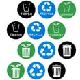thumbnail image 1 of 12Pcs Recycle Sticker Trash Bin Label Garbage Sorting Stickers Bins Recycling Decals, 1 of 6